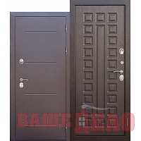 Дверь входная металлическая морозостойкая Ferroni Isoterma МЕДНЫЙ антик Венге 86x205