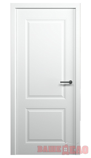 Дверь межкомнатная Эмаль-2 ПГ Стиль-1 600 белый (без замка)