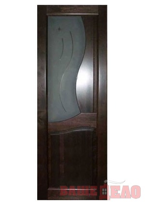 Дверь межкомнатная массив ольхи ВЕРОНА Венге ПДГ - 70 70х200
