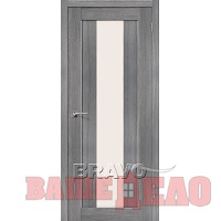 Дверь межкомнатная Bravo Порта-25 Grey Veralinga - ДО 60х200 см