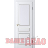 Дверь межкомнатная массив АРГУС Джулия 1 ДГ Белый жемчуг 80х200