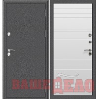 Дверь стальная (Berserker) Tepler Pro ТТ6-В305  Антик Серебро/Софт Белый 102х860х2050