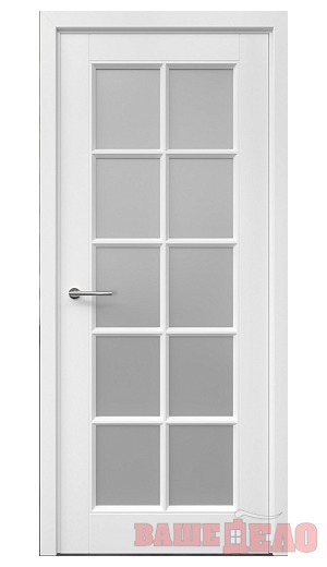 Дверь межкомнатная Эмаль ПГ Геометрия-5 Белый 600х2000