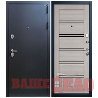 Дверь стальная входная Expert Pro — Atum Pro 28 Stone Oak Black Gloss 860х2050