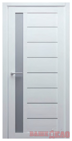 Дверное полотно СЕВИЛЬЯ Кедр Снежный, ст. Металюкс