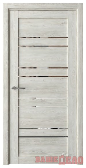 Дверное полотно ДУБЛИН Дуб Нордик, ст. Зеркало