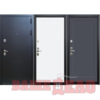 Дверь стальная входная COMFORT Termo &mdash; White Loft/Dark Loft 860/960х2050